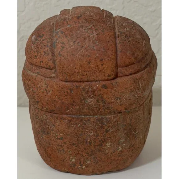 Vintage Mesoamerican Clay Head Mexico Central American Aztec Olmec